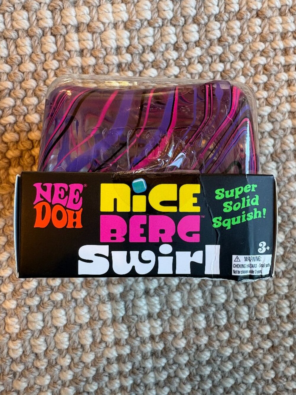 NWT Schylling NeeDoh Nice Berg - Swirl Jumbo Squeeze